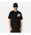 Polera  Chicago Bulls NBA Newspaper Black