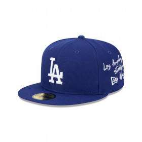 Gorra 59Fifty Los Angeles Dodgers MBL Team Verbiage Dk Blue