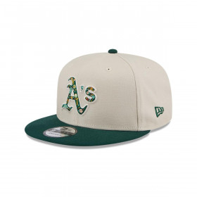 Gorro 9fifty MLB Oakland Athletics Floral Fill Light Beige