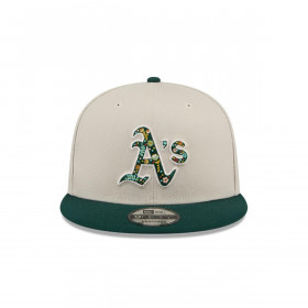 Gorro 9fifty MLB Oakland Athletics Floral Fill Light Beige