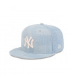 Gorra 9Fifty New York Yankees MLB Denim Patchwork Open Blue