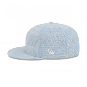 Gorra 9Fifty New York Yankees MLB Denim Patchwork Open Blue