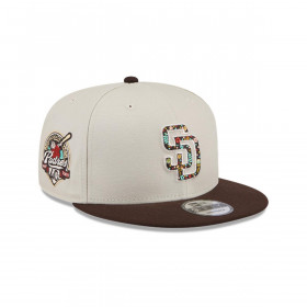 Gorro 9fifty MLB San Diego Padres Floral Fill Light Beige