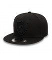 Gorra 9Fifty Las Vegas Raiders NFL Monochrome Black