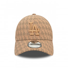 Gorra 9Forty Los Angeles Dodgers MLB Team Monogram Med Beige