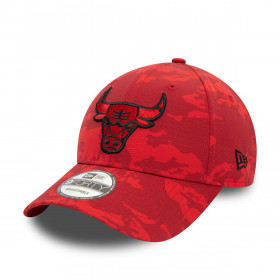 Gorra 9Forty Chicago Bulls NBA Camo Aop Red