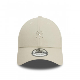 Gorra 9Forty New York Yankees MLB Metallic Badge Light Beige