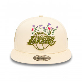 Gorra 9Fifty Los Angeles Lakers NBA Flower Icon Light Beige