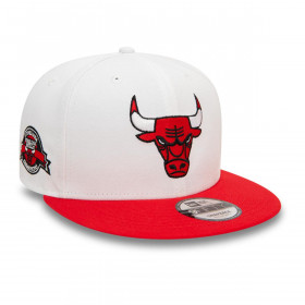 Gorra 9Fifty Chicago Bulls NBA White Crown NBA Red