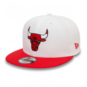 Gorra 9Fifty Chicago Bulls NBA White Crown NBA Red