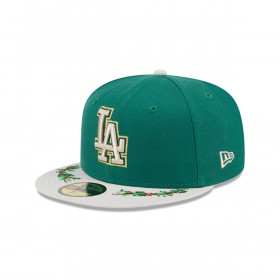 Gorra 59Fifty MLB Los Angeles Dodgers Novelty Holly Green