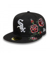 Gorra 59Fifty Chicago White Sox MLB Roses Black