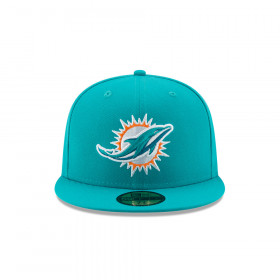 Gorra 59Fifty Miami Dolphins NFL  Clásicos Turquoise