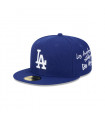 Gorra 59Fifty Los Angeles Dodgers MBL Team Verbiage Dk Blue