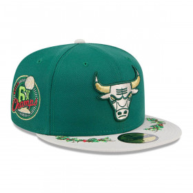 Gorra 59Fifty NBA Chicago Bulls Novelty Holly Green Med