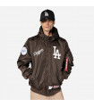 Chaqueta  Los Angeles Dodgers MLB Alpha Industries Dark Brown