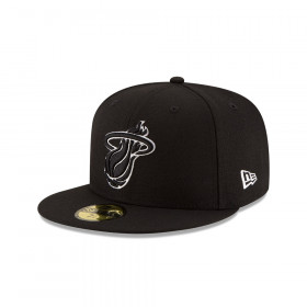 Gorra 59Fifty Miami Heat NBA  Clásicos Black