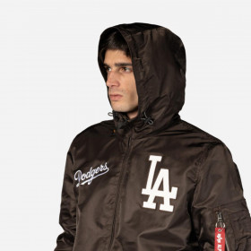 Chaqueta  Los Angeles Dodgers MLB Alpha Industries Dark Brown