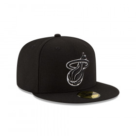 Gorra 59Fifty Miami Heat NBA  Clásicos Black