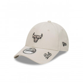 Gorra 9Forty NBA Chicago Bulls Stone Visor Script Grey