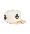 Gorra 59Fifty Universidad de Chile Futbol White and Pink