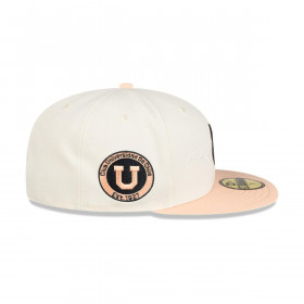 Gorra 59Fifty Universidad de Chile Futbol White and Pink