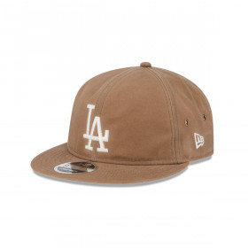 Gorra 9Fifty Los Angeles Dodgers MLB Waxed Canvas Beige