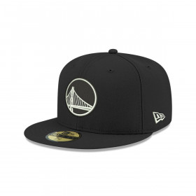 Gorra 59Fifty Golden State Warrior NBA  Clásicos Black