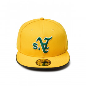 Gorra 59Fifty Oakland Athletics MLB Upside Down Yellow