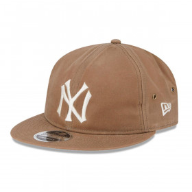 Gorra 9Fifty New York Yankees MLB Waxed Canvas Beige