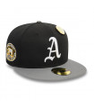 Gorra 59Fifty Oakland Athletics MLB Contrast Pin Black