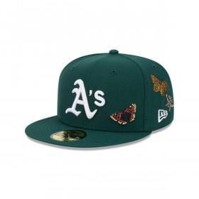 Gorra 59Fifty MLB Oakland Athletics Felt X MLB Dark Green