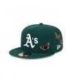 Gorra 59Fifty MLB Oakland Athletics Felt X MLB Dark Green