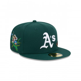 Gorra 59Fifty MLB Oakland Athletics Felt X MLB Dark Green