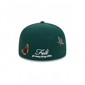 Gorra 59Fifty MLB Oakland Athletics Felt X MLB Dark Green