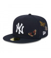 Gorra 59Fifty MLB New York Yankees Felt X MLB Navy