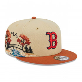 Gorra 9Fifty  MLB Boston Red Sox Fall Landscape Light Beige