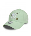 Gorra 9Forty New York Yankees MLB Butterfly Icon Green Pstl