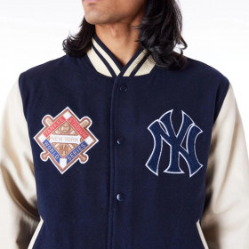 Chaquetas New York Yankees MLB Patches Navy