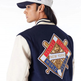 Chaquetas New York Yankees MLB Patches Navy