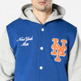 Chaqueta  New York Mets MLB Throcback Prep Blue