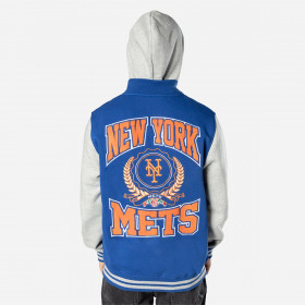 Chaqueta  New York Mets MLB Throcback Prep Blue