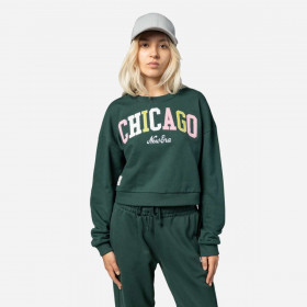 Polerón New Era Chicago City Dark Green Woman