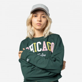Polerón New Era Chicago City Dark Green Woman