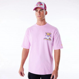 Polera New Era Brand City Graphic Pastel Pink
