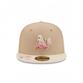 Gorra 59Fifty Oakland Athletics MLB Hand Stitched Beige