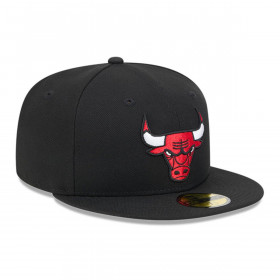 Gorra 59Fifty Chicago Bulls NBA Team Verbiage Black