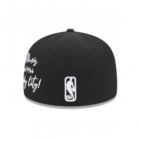 Gorra 59Fifty Chicago Bulls NBA Team Verbiage Black