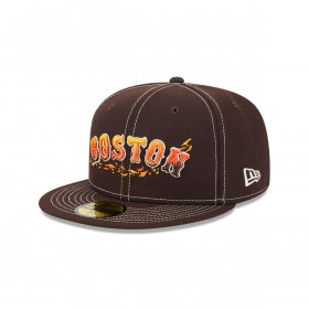 Gorra 59Fifty  MLB Boston Red Sox Fall Foliage Dark Brown