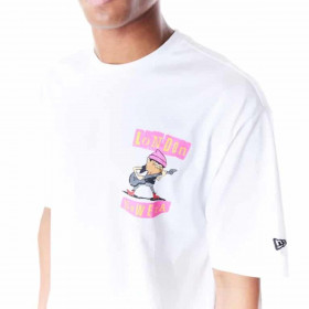Polera New Era Brand City Graphic White
